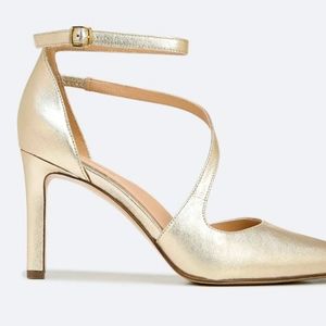 Naturalizer (27 Edit premium) gold heels 11.5